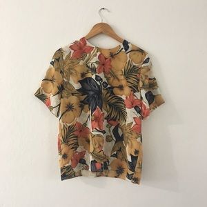 Vintage floral blouse